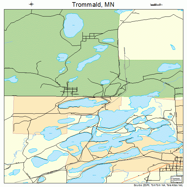 Trommald, MN street map