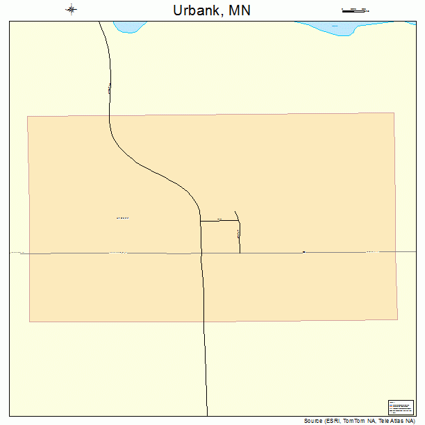 Urbank, MN street map