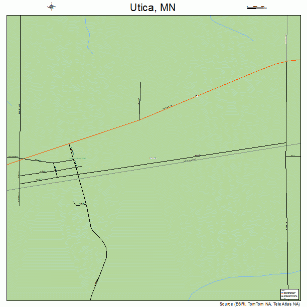 Utica, MN street map