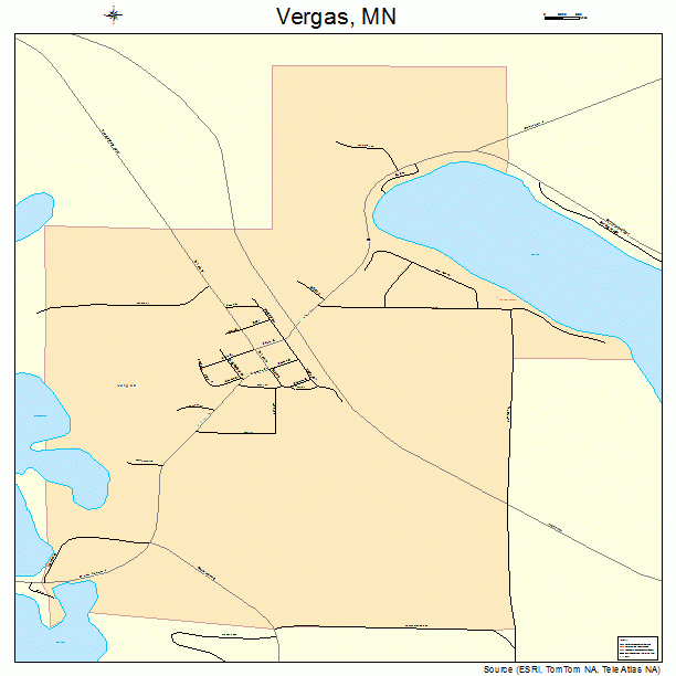 Vergas, MN street map