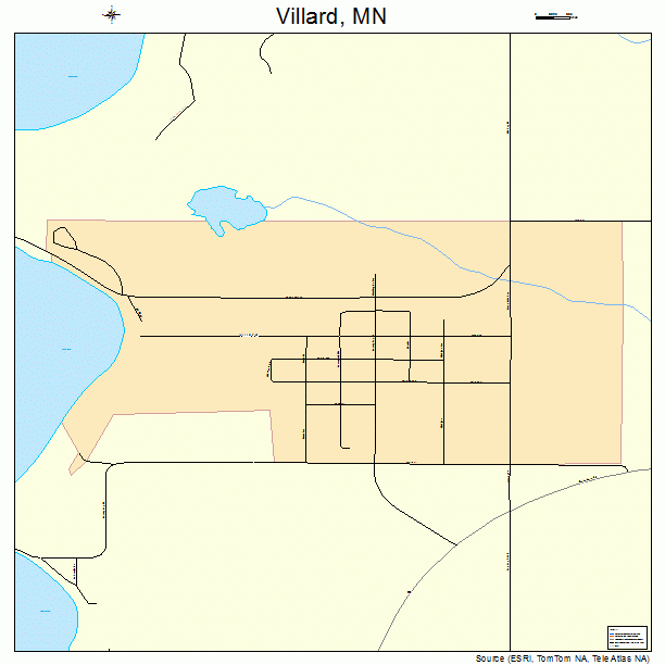 Villard, MN street map