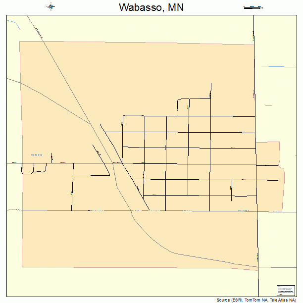 Wabasso, MN street map