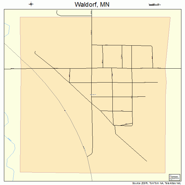 Waldorf, MN street map
