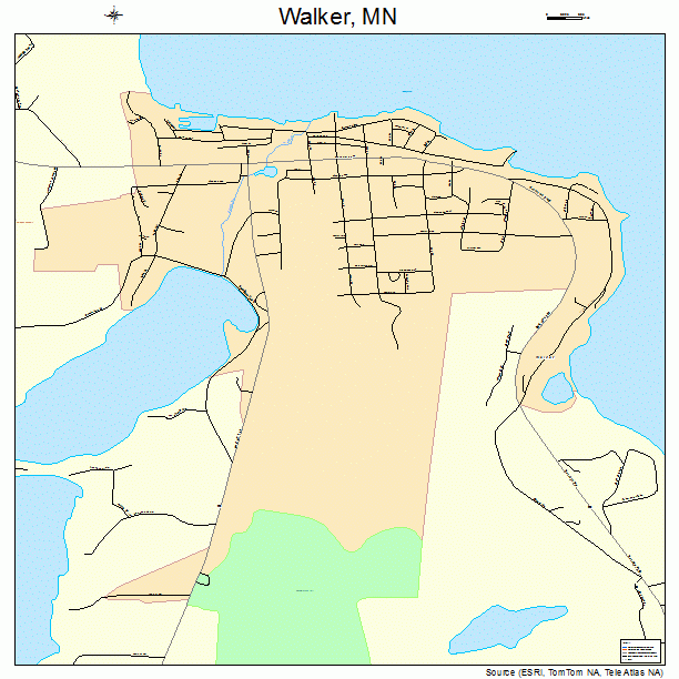 Walker, MN street map