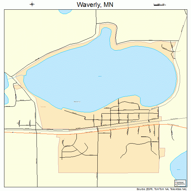 Waverly, MN street map