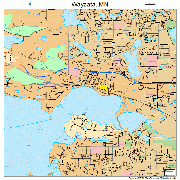 Wayzata, MN street map