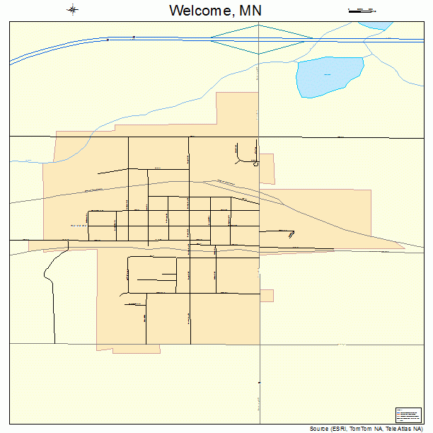 Welcome, MN street map