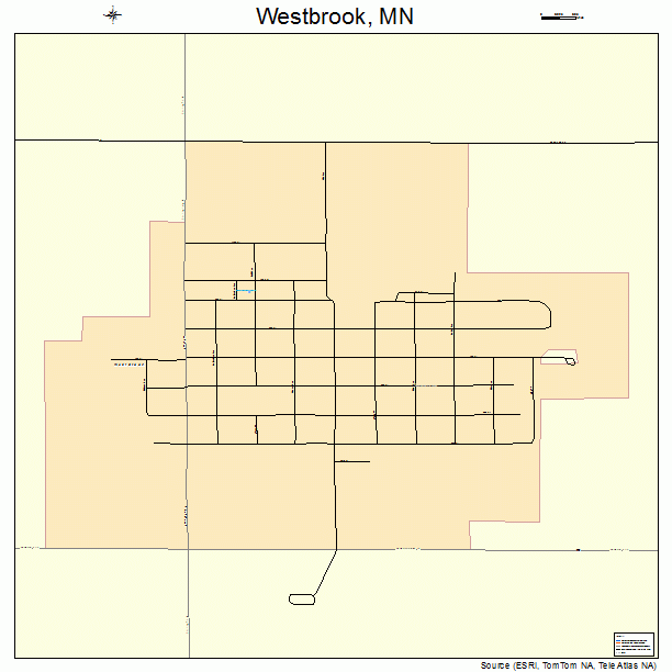 Westbrook, MN street map