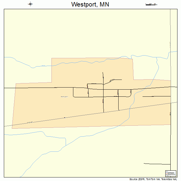 Westport, MN street map