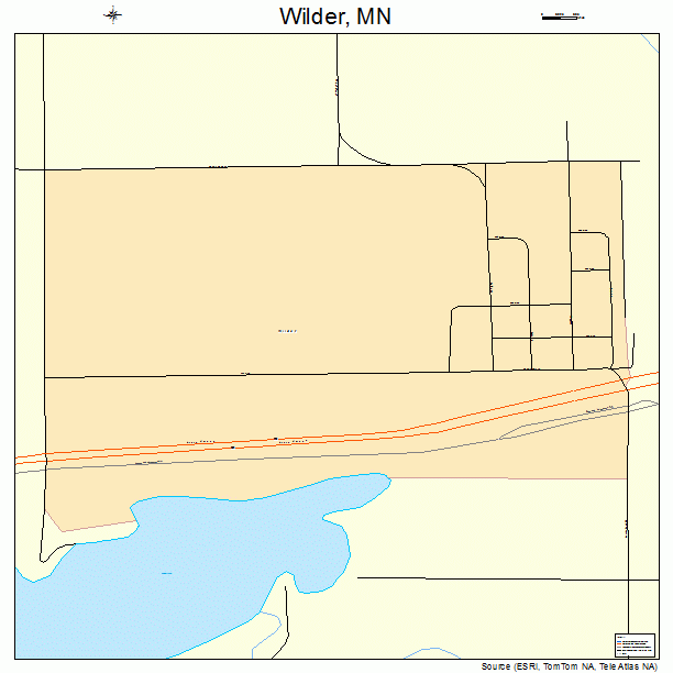 Wilder, MN street map
