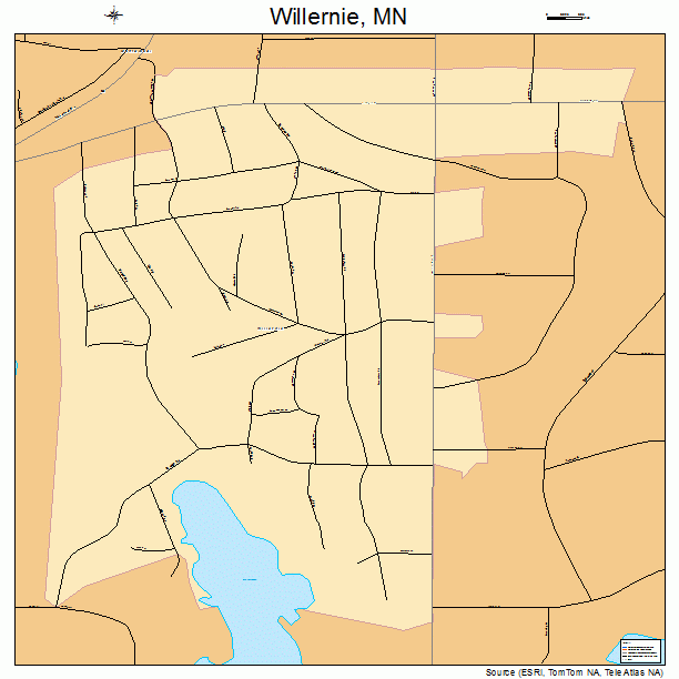 Willernie, MN street map