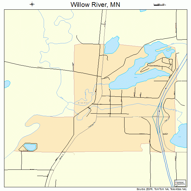 Willow River, MN street map