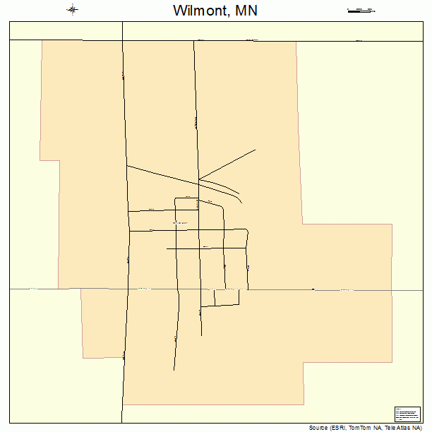 Wilmont, MN street map