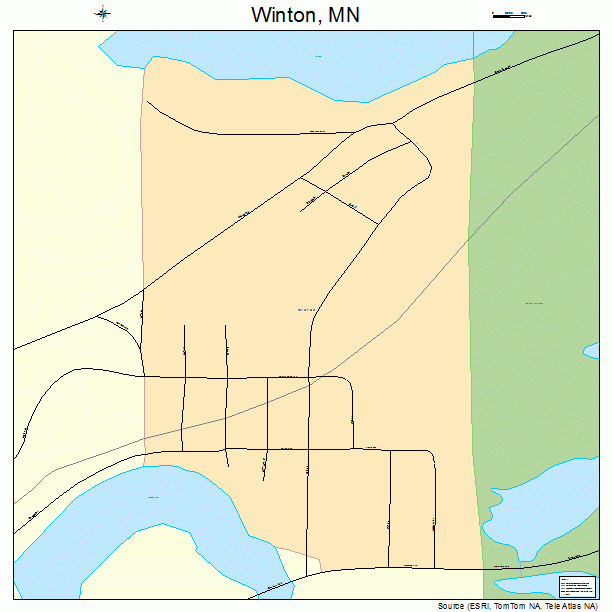 Winton, MN street map