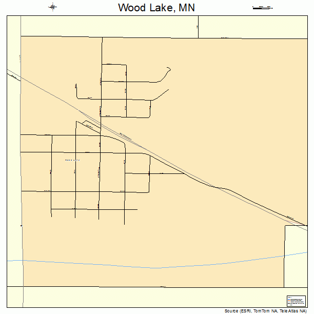 Wood Lake, MN street map
