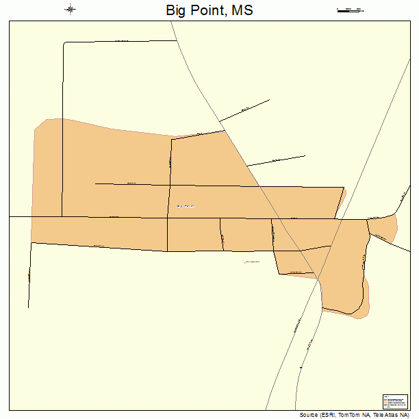 Big Point, MS street map