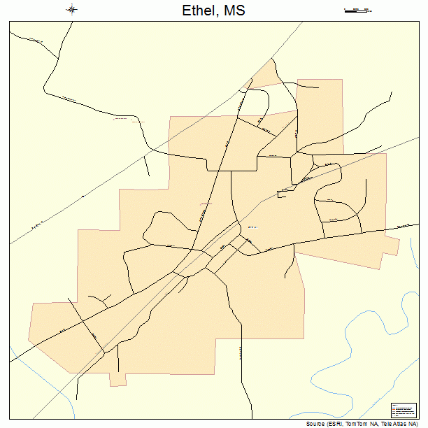 Ethel, MS street map