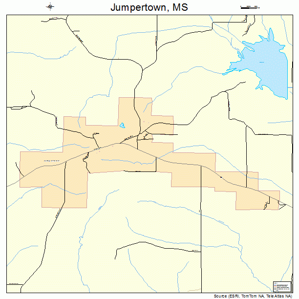 Jumpertown, MS street map