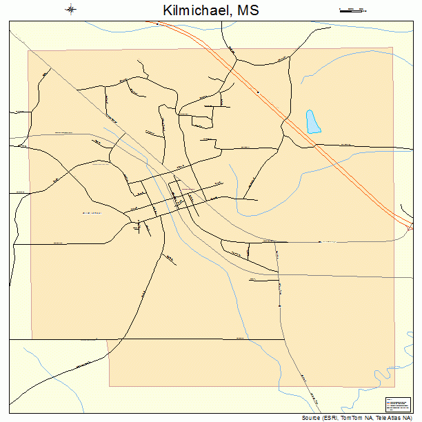 Kilmichael, MS street map