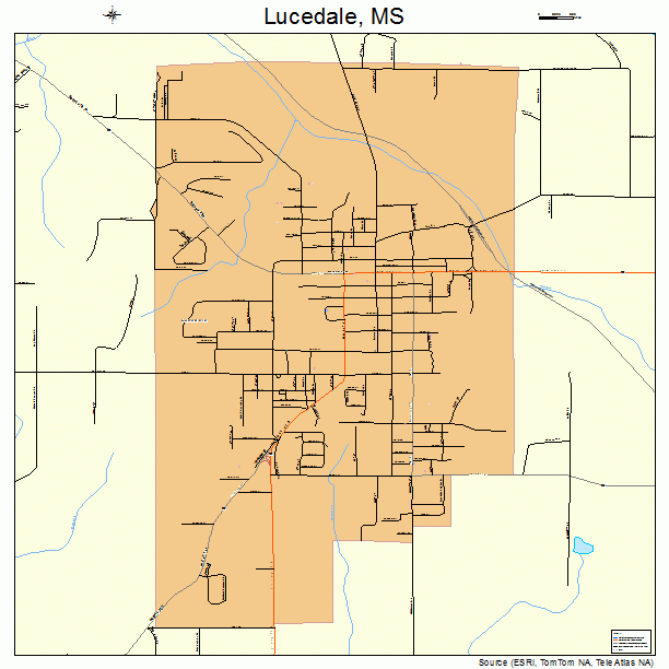 Lucedale, MS street map