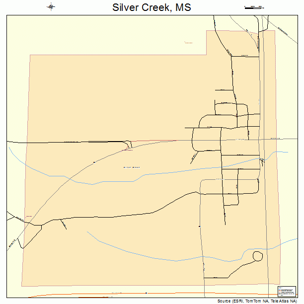 Silver Creek, MS street map