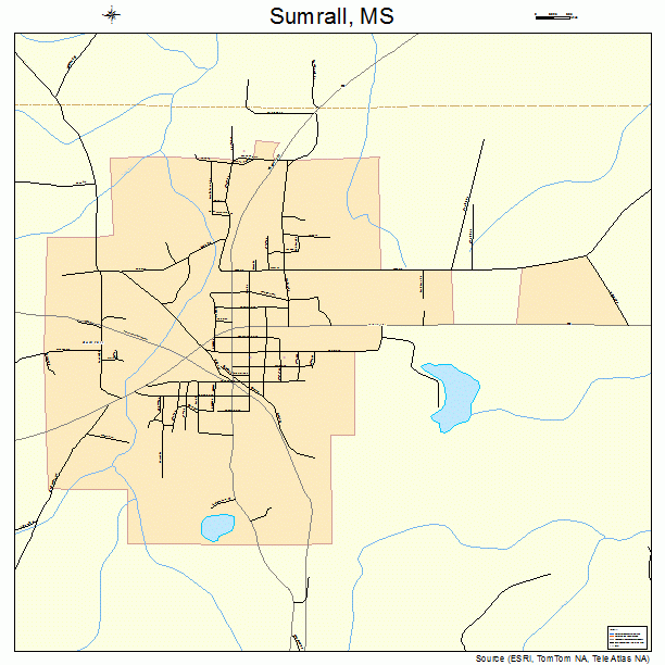 Sumrall, MS street map