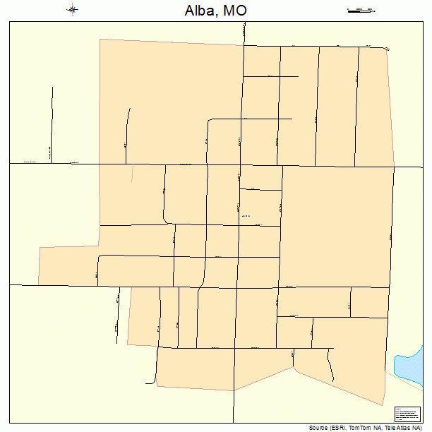 Alba, MO street map
