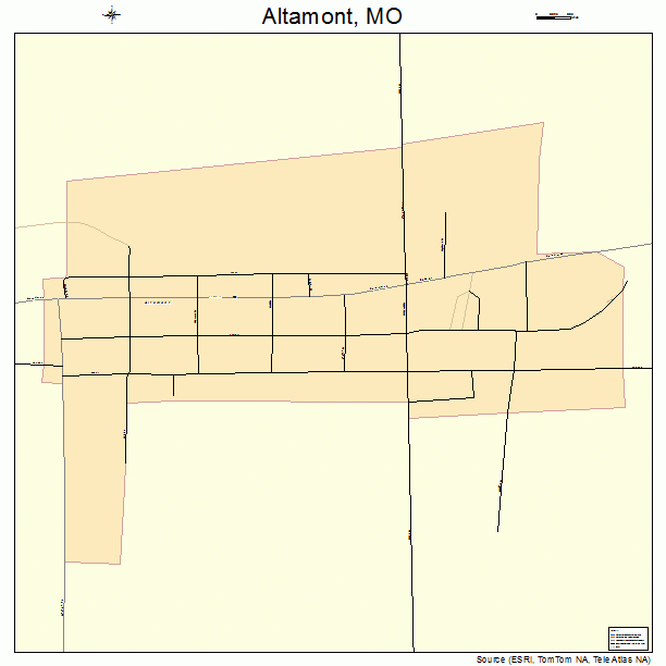 Altamont, MO street map