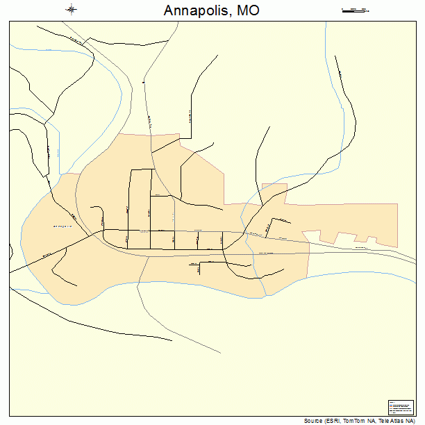 Annapolis, MO street map