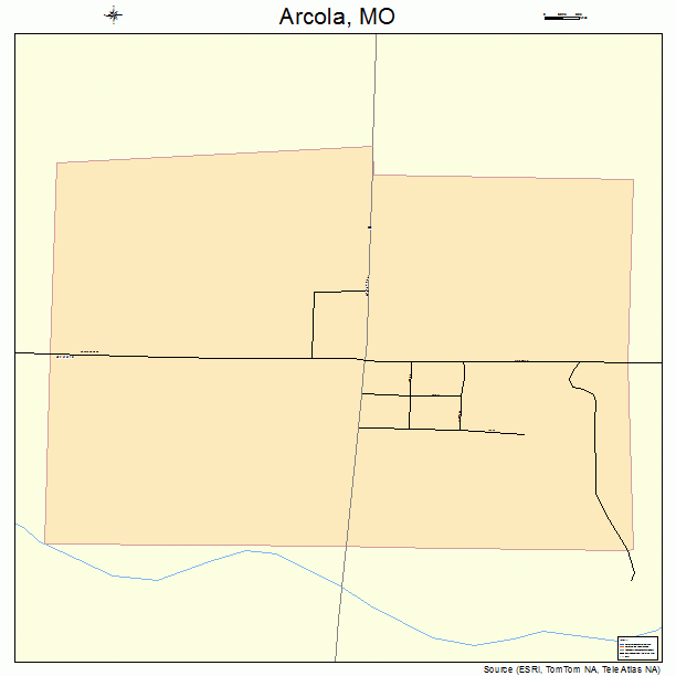 Arcola, MO street map