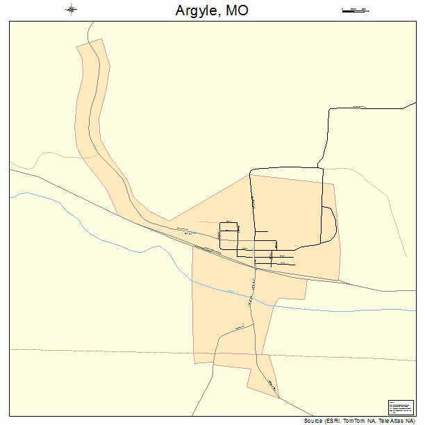 Argyle, MO street map