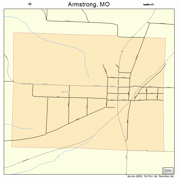 Armstrong, MO street map