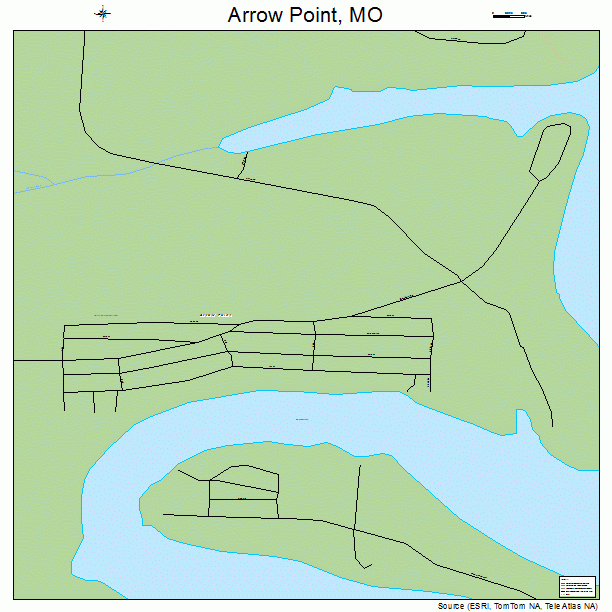Arrow Point, MO street map
