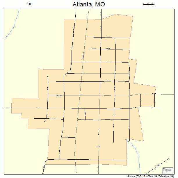 Atlanta, MO street map