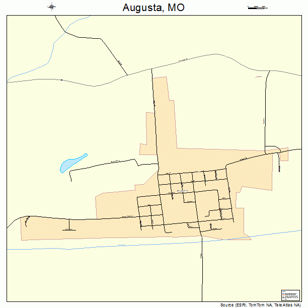 Augusta, MO street map