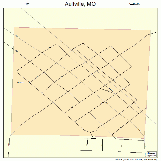 Aullville, MO street map