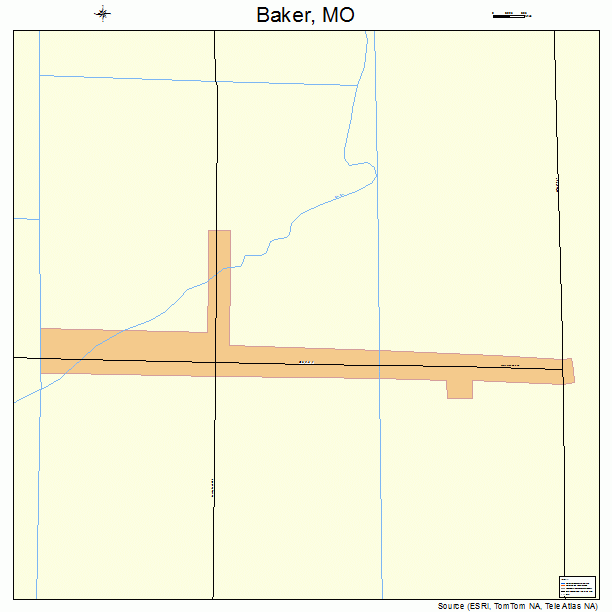 Baker, MO street map