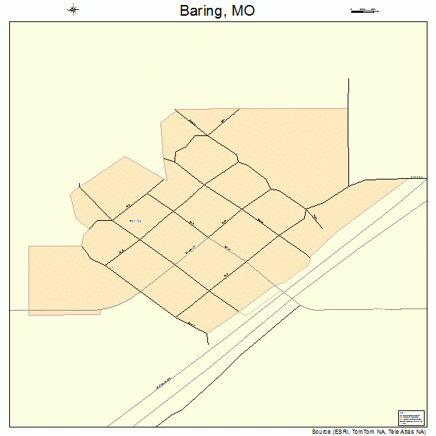 Baring, MO street map