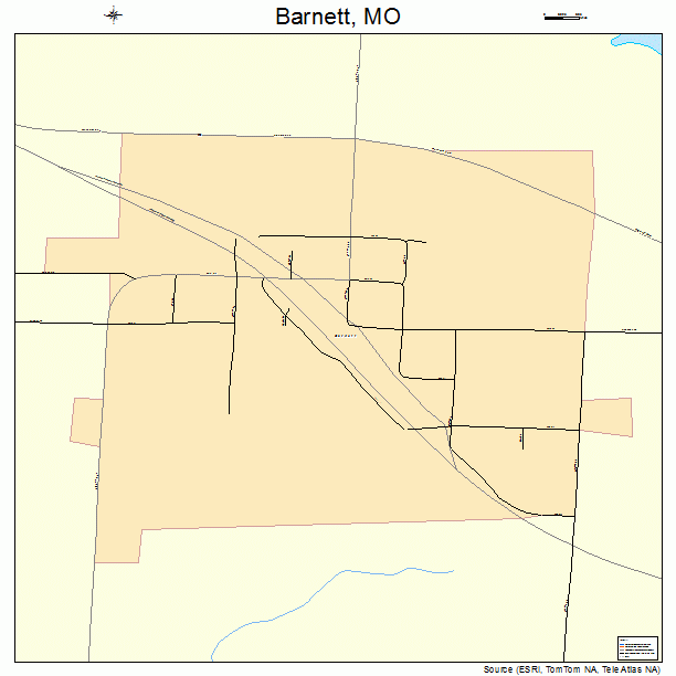 Barnett, MO street map