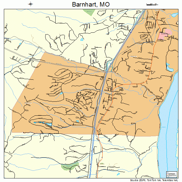 Barnhart, MO street map