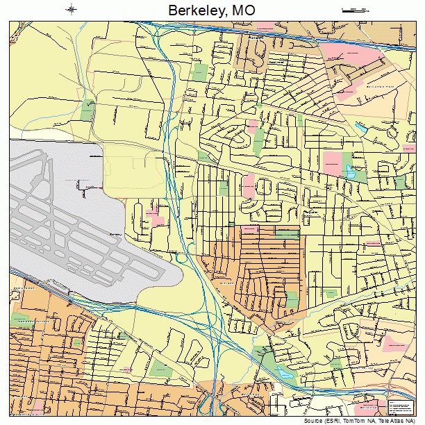 Berkeley, MO street map
