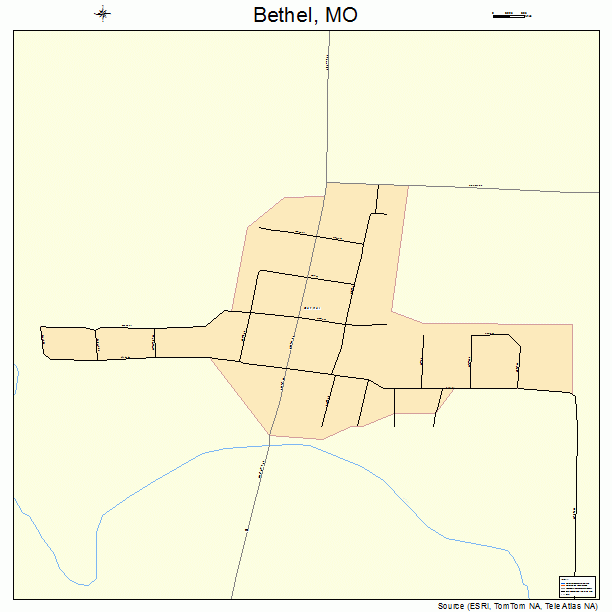 Bethel, MO street map