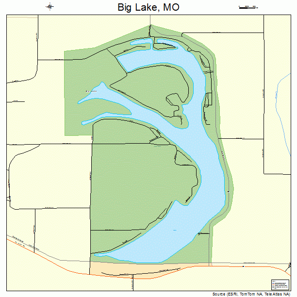 Big Lake, MO street map