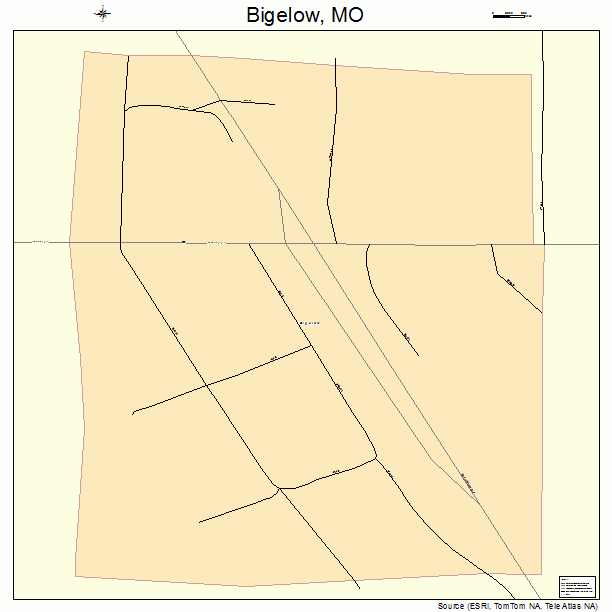 Bigelow, MO street map