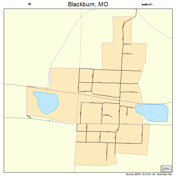 Blackburn, MO street map