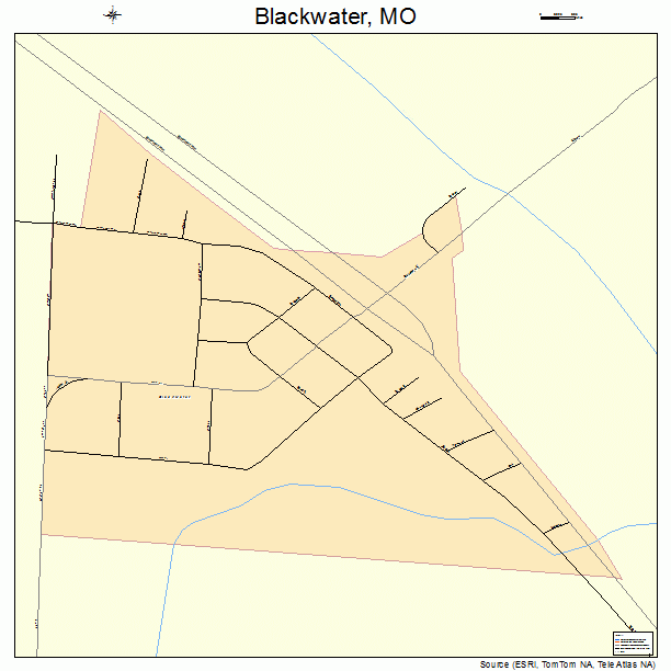 Blackwater, MO street map