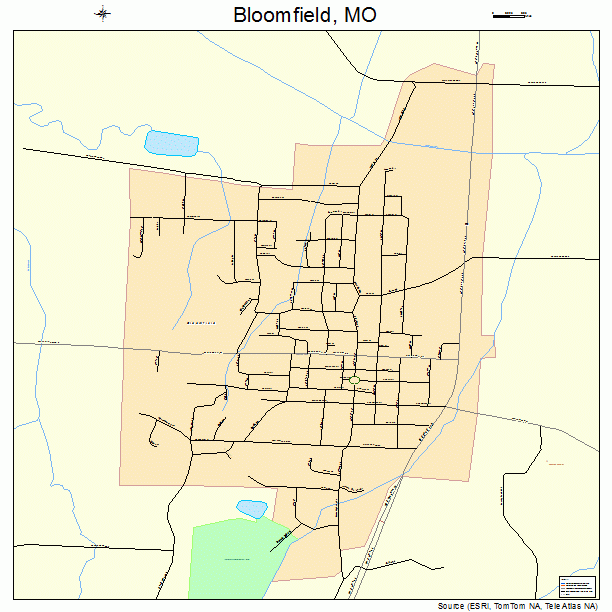 Bloomfield, MO street map