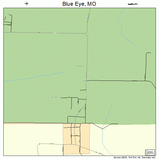 Blue Eye, MO street map