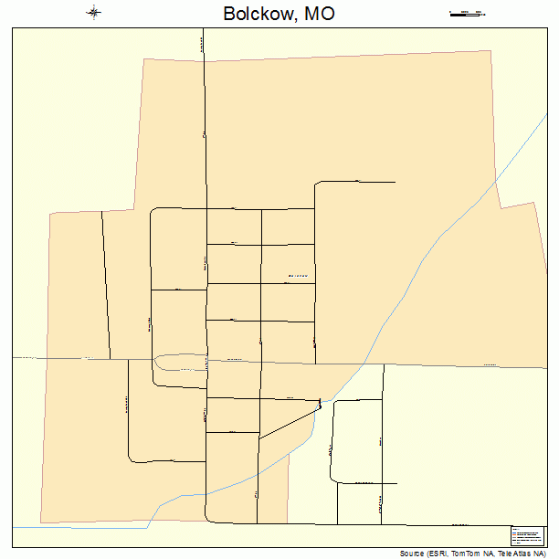 Bolckow, MO street map