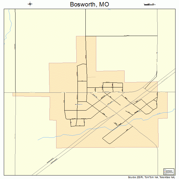 Bosworth, MO street map